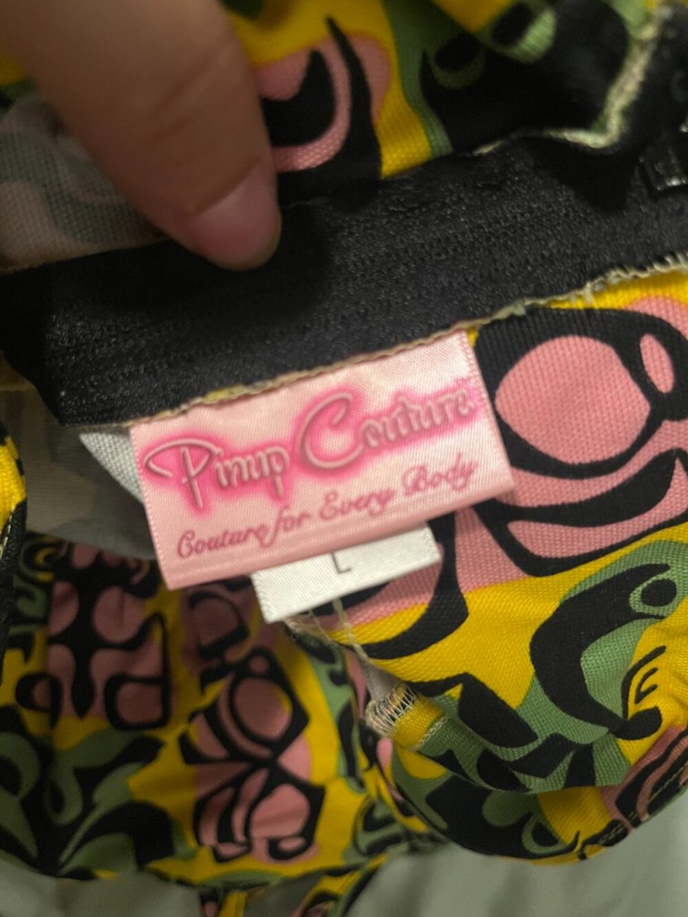 Pinup Couture Tiki Print Summer Dress - Picture 2 of 4